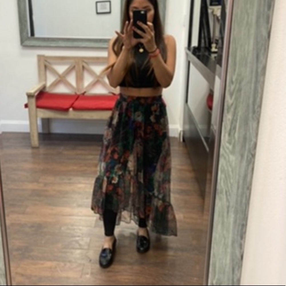 Anthropologie Skirt with tights connected. Super chic and stylish!